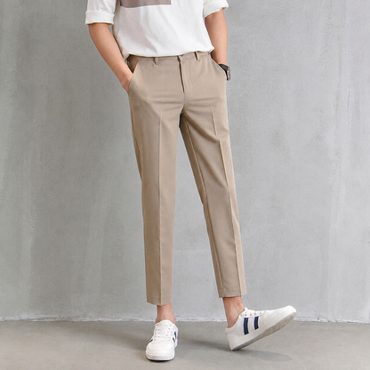Cropped Tapered Trousers