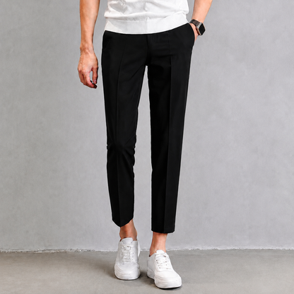 Cropped Tapered Trousers