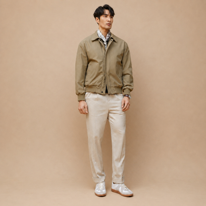 Relaxed Harrington Jacket